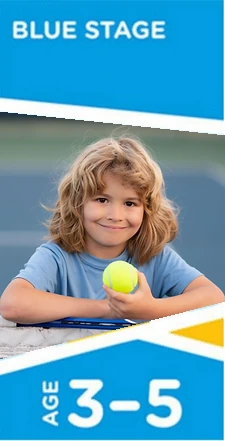 Hot Shots Blue Stage, ages 3 to 5