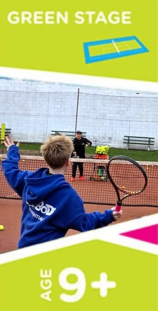 Hot Shots Green Stage, ages 9 and over