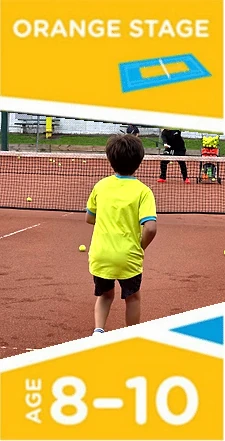 Hot Shots Orange Stage, ages 8 to 10