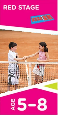 Hot Shots Red Stage, ages 5 to 8
